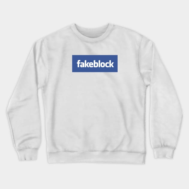 Fakeblock Crewneck Sweatshirt by Outpost
